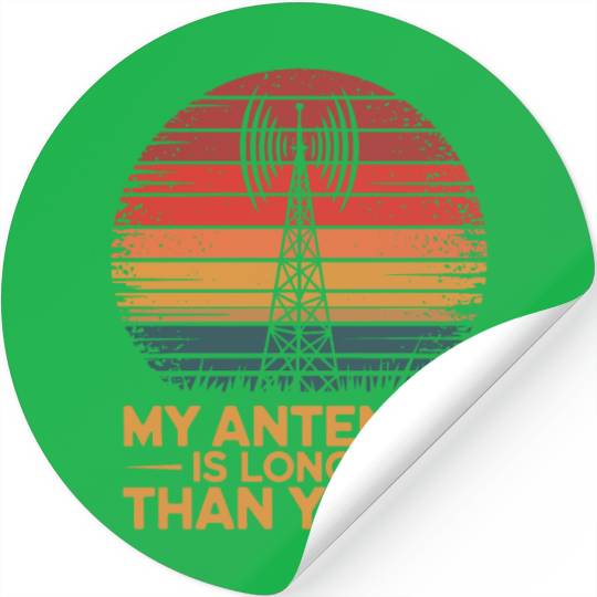 Amateur Radio Operator Ham Radio Antenna Fun Stickers