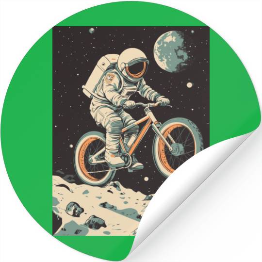 Astro Biking Stickers