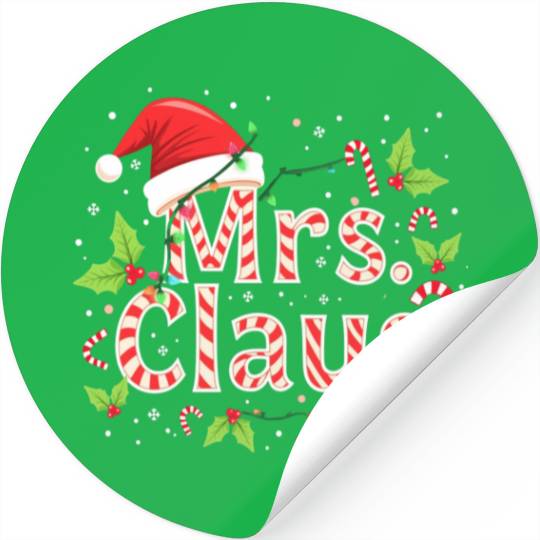 MRS CLAUS Stickers