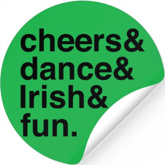St. Patrick’s Day Irish Dance Celebration Stickers