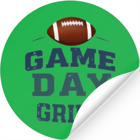 Game Day Challenge - Grind to the Finish, football Stickers