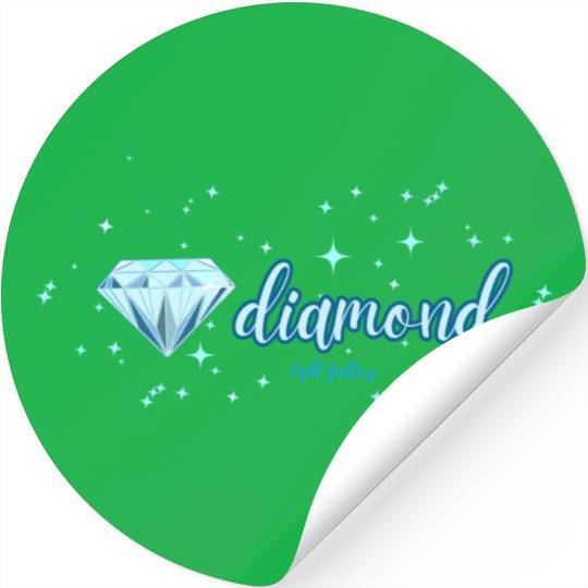 Diamond gemstone jewel Stickers