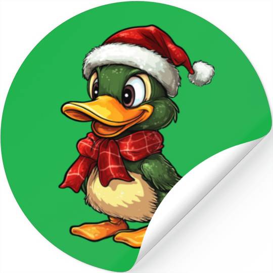 Christmas duck Stickers