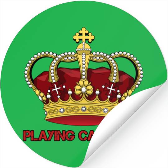 Playing card king ## Stickers