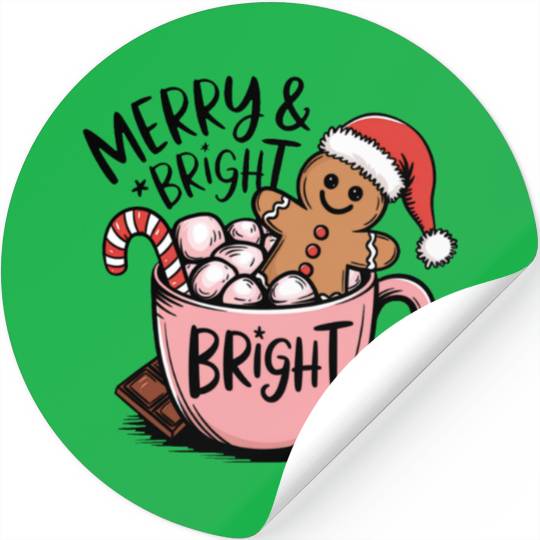 Merry Christmas, Merry Bright Stickers