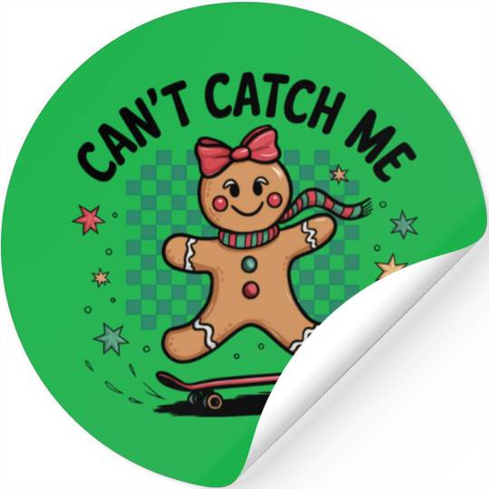 Can't Catch Me, Merry Christmas Stickers