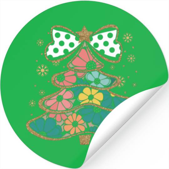 Tree Christmas, Christmas Vintage Stickers