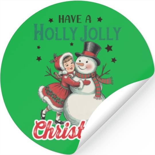 Christmas Coquette Snow, Christmas Stickers