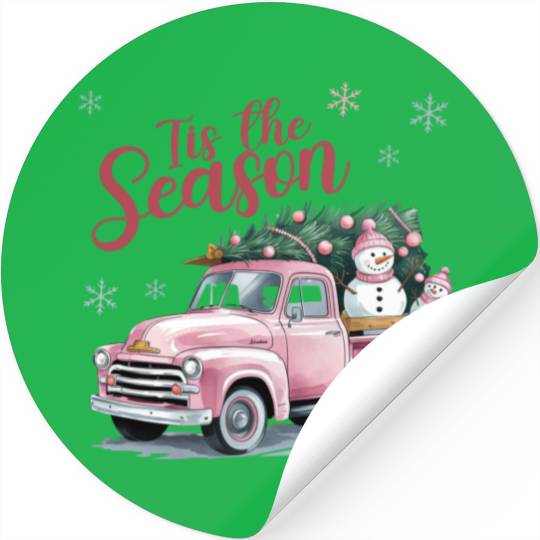 Christmas Vintage, Tia The Season Stickers