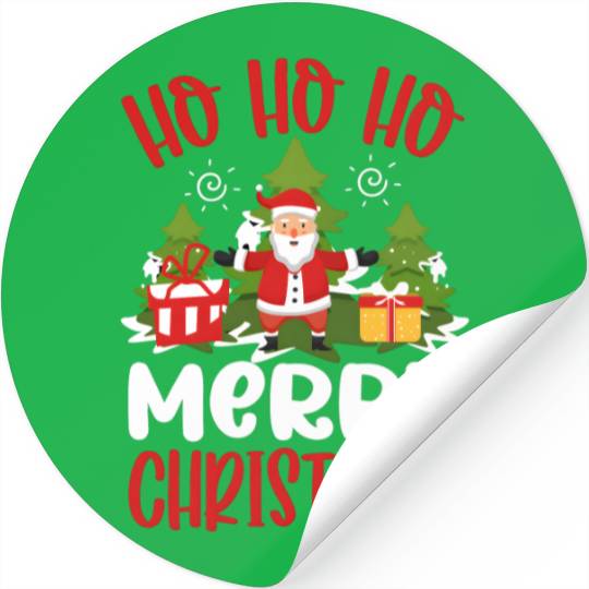 HOHOHO MERRY CHRISTMAS Stickers
