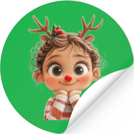 Merry Christmas, Christmas Vintage Stickers