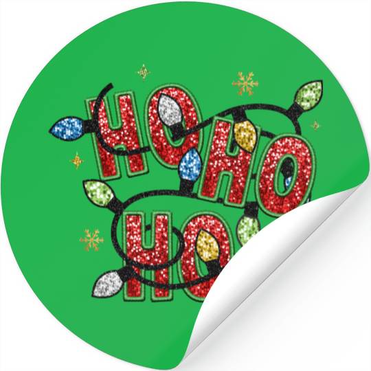 Ho Ho Ho Christmas, Merry Christmas Stickers