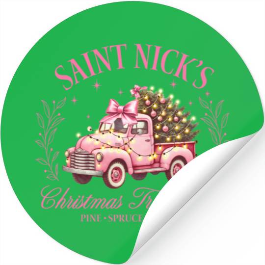 Saint Nicks Christmas Tree Farm Stickers