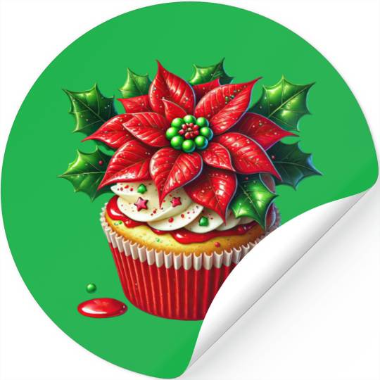 Christmas ice cream, Merry Christmas Stickers