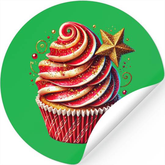 Christmas ice cream, Merry Christmas Stickers