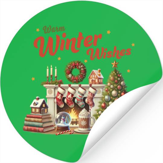 Warm Winter Wishes Stickers