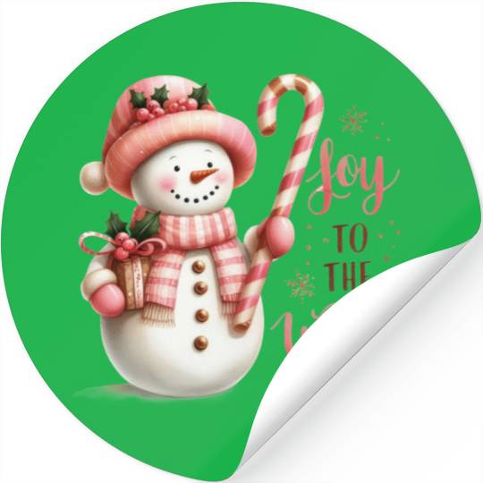 Joy To The World Stickers