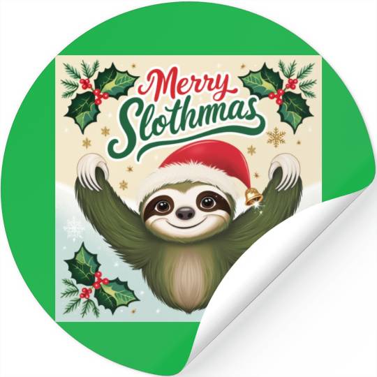 Merry Sloath christmas Stickers