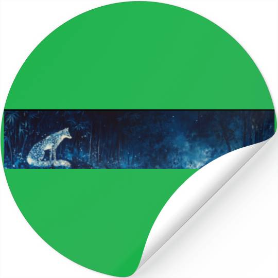 Foxfire in the Bamboo Grove Stickers