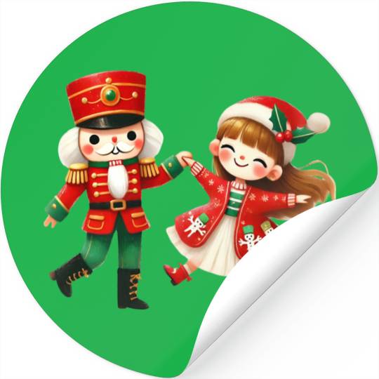 Merry Christmas, Christmas Vintage Stickers