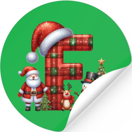 Merry Christmas, Christmas Retro Stickers