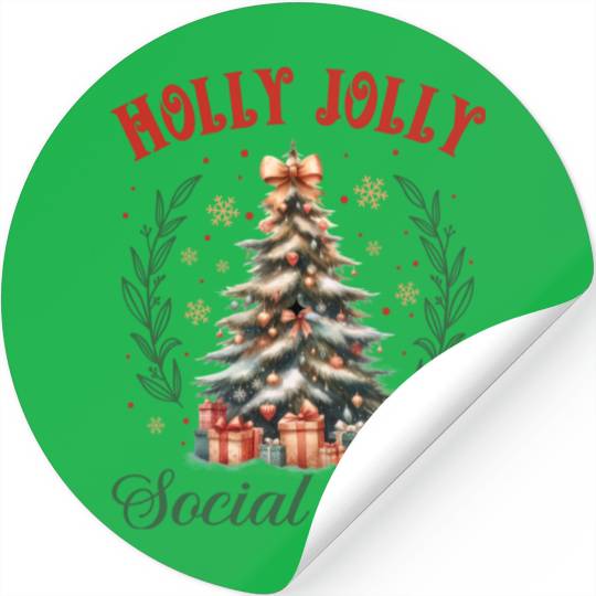 Holly Jolly Nutcracker, Merry Christmas Stickers