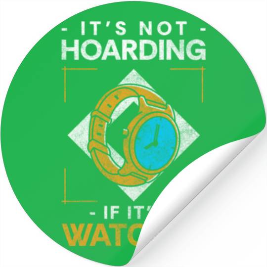 Clock Luxury Watch Old School Stickers