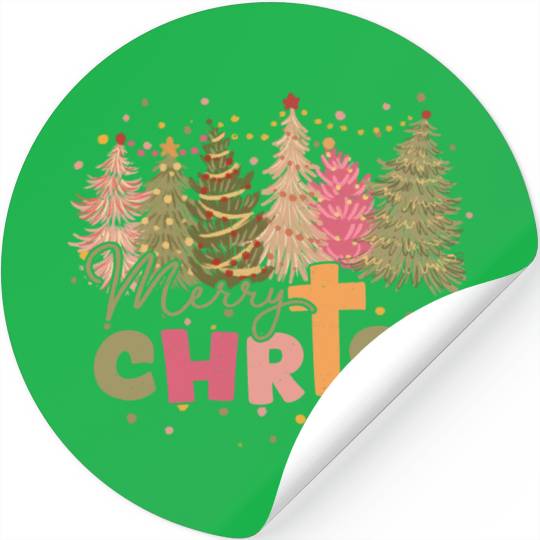 Merry Christmas, Christmas Vintage Stickers