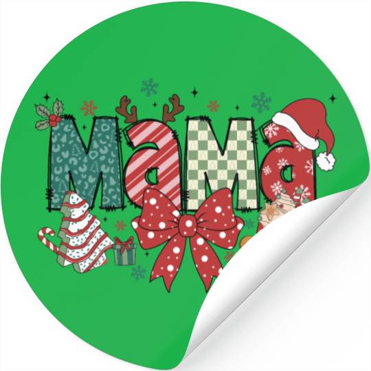 MAMA Christmas, Christmas Retro Stickers