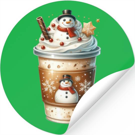 Merry Christmas, Christmas Vintage Stickers