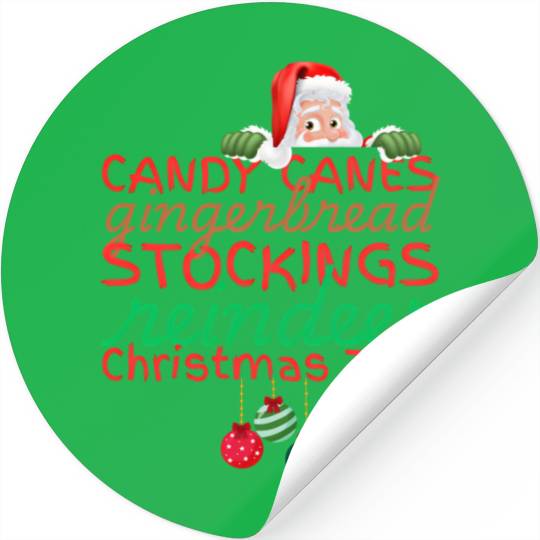 CANDY CANES Stickers