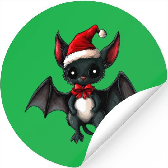 Christmas bats Stickers