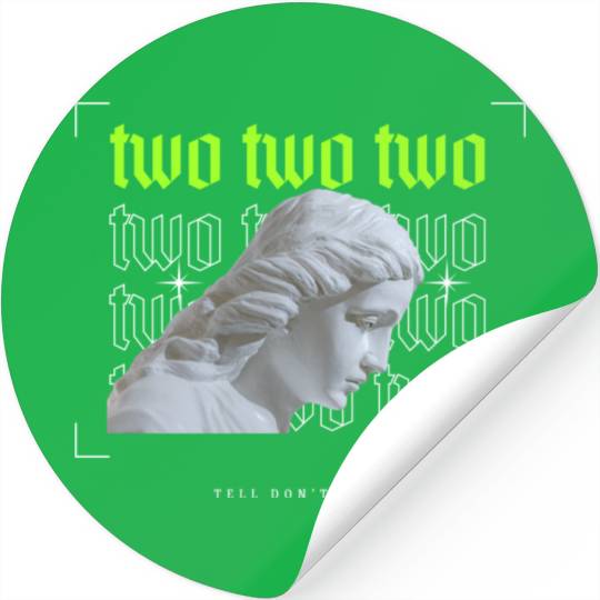 Two Two Two Angel Numbers Stickers