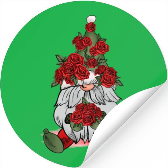 Gnomes Valentines Revelin, Valentines Retro Stickers