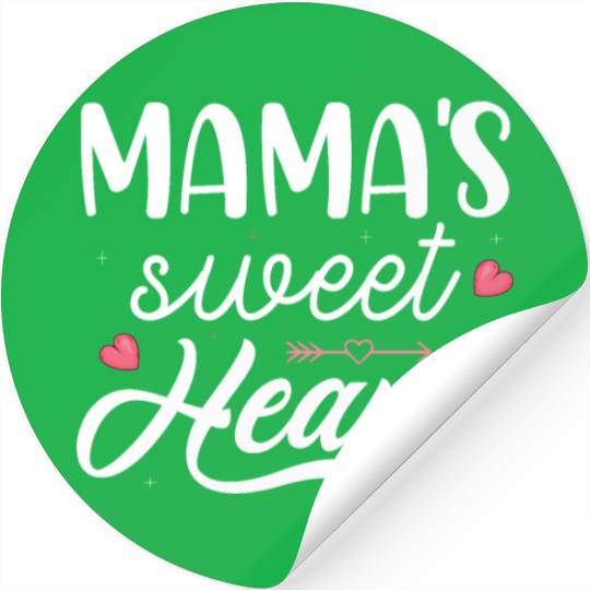 Mamas Sweet Heart Stickers
