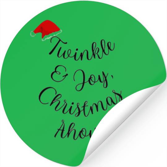 Twinkle and Joy Christmas Ahoy! - Festive Holiday Stickers