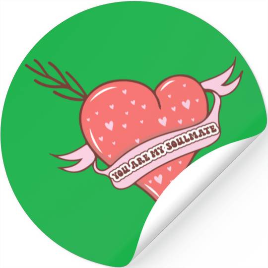 Valentines Day, Valentine Retro Stickers