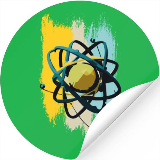 Atomic Nuclei, Physics, Science Stickers