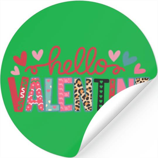 Valentines Day, Valentine Retro Stickers