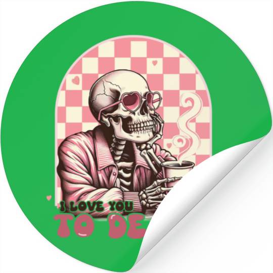 Valentines Day, Valentine Retro Stickers