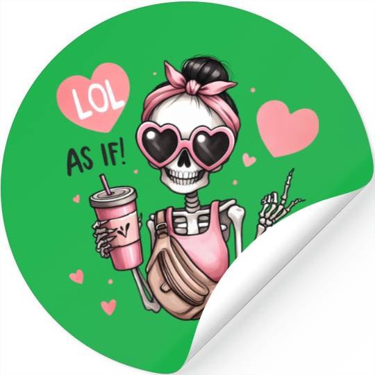 Happy Valentines, Valentine Retro Stickers