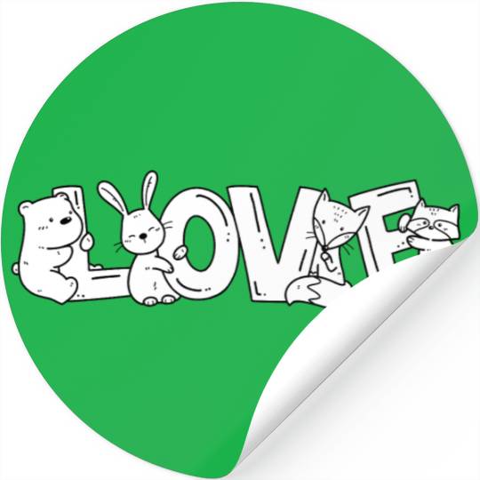 Valentines Day, Valentine Retro Stickers