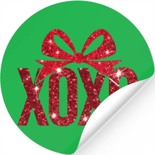 Faux Sequin Xoxo Stickers