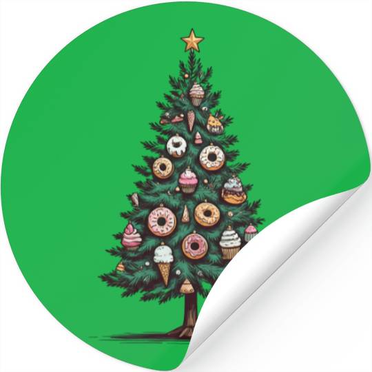 Dessert Tree Delight Stickers