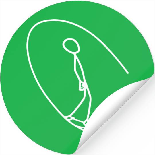 Surfer surfing the wave Stickers