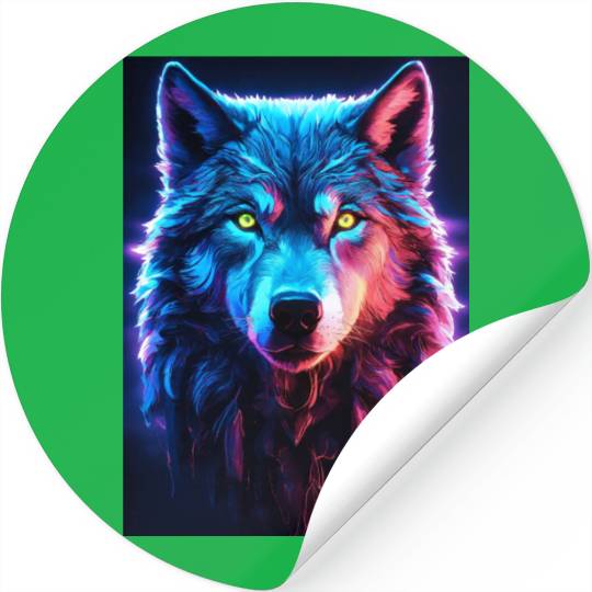 N wolf Stickers