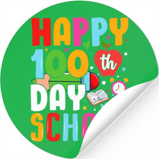 100 Days of School Stickers