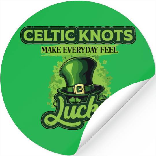 Celtic Knots Make Everyday Feel Lucky St Patricks Stickers