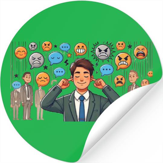clear mind Stickers