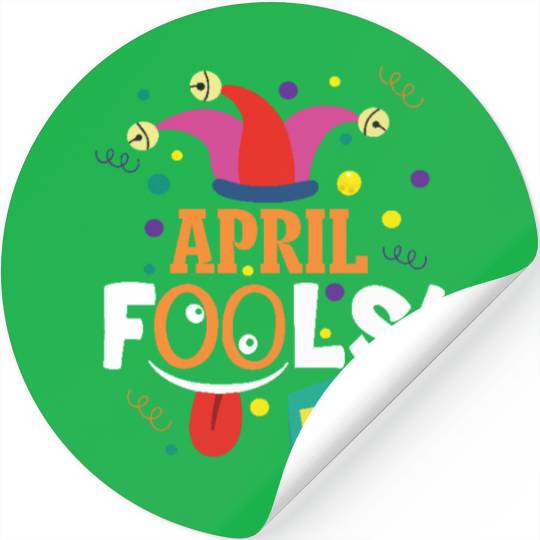 funny April fools Day April 1st prank and funny Stickers